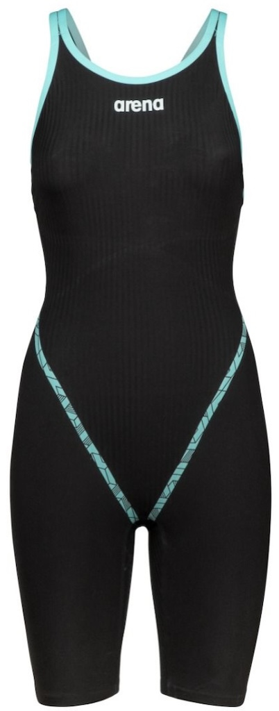 Arena powerskin primo closed back racing black/teal xs - uk30
