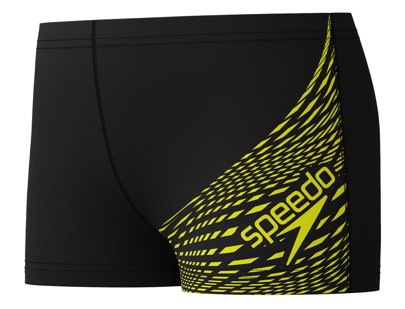 Speedo medley logo aquashort boy hyper yellow/black 140cm