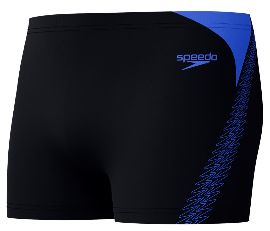 Speedo hyperboom splice aquashort black/blue l - uk36