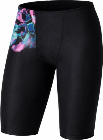 Speedo placement printed jammer gitchy garden / black m - uk34