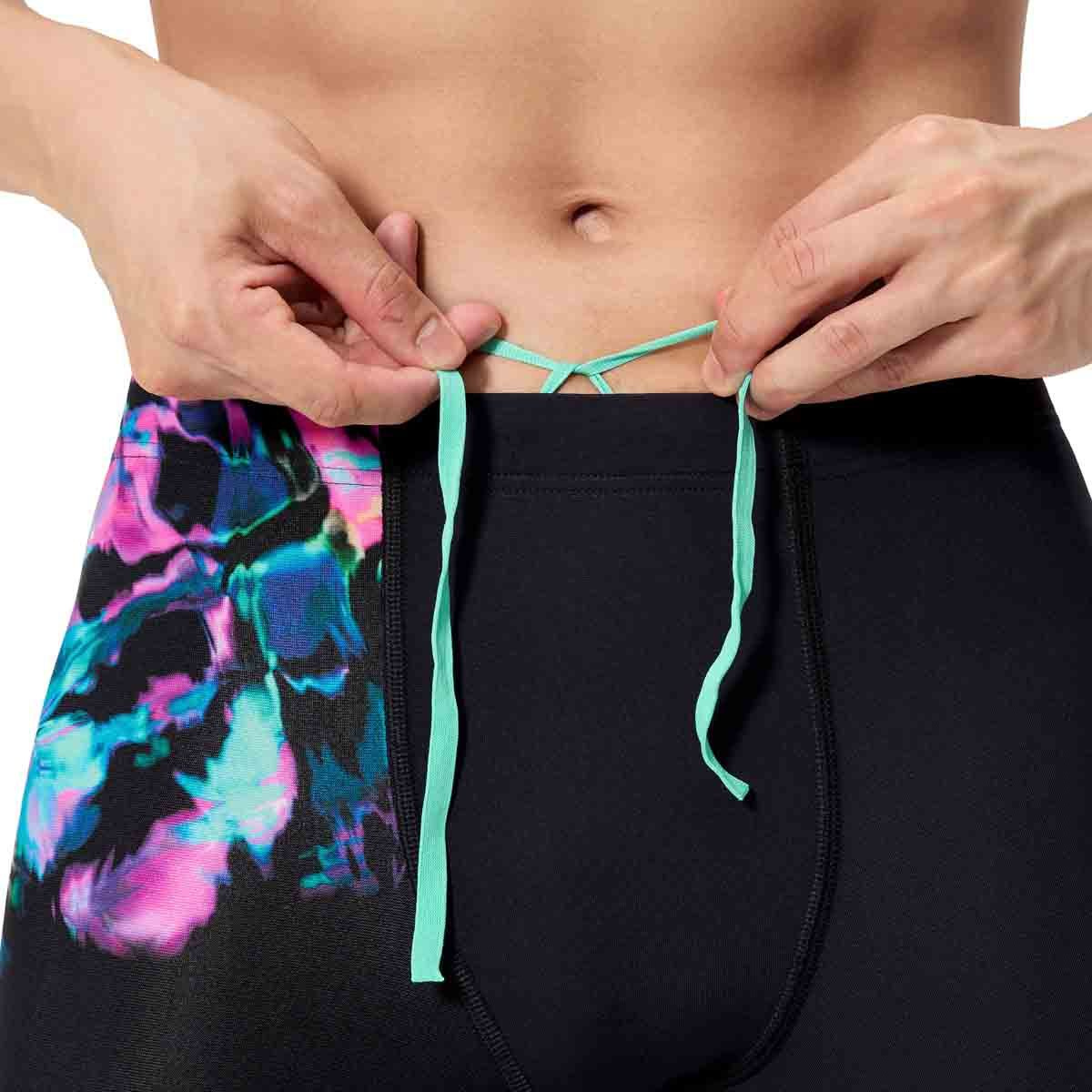 Speedo placement printed jammer gitchy garden / black m - uk34
