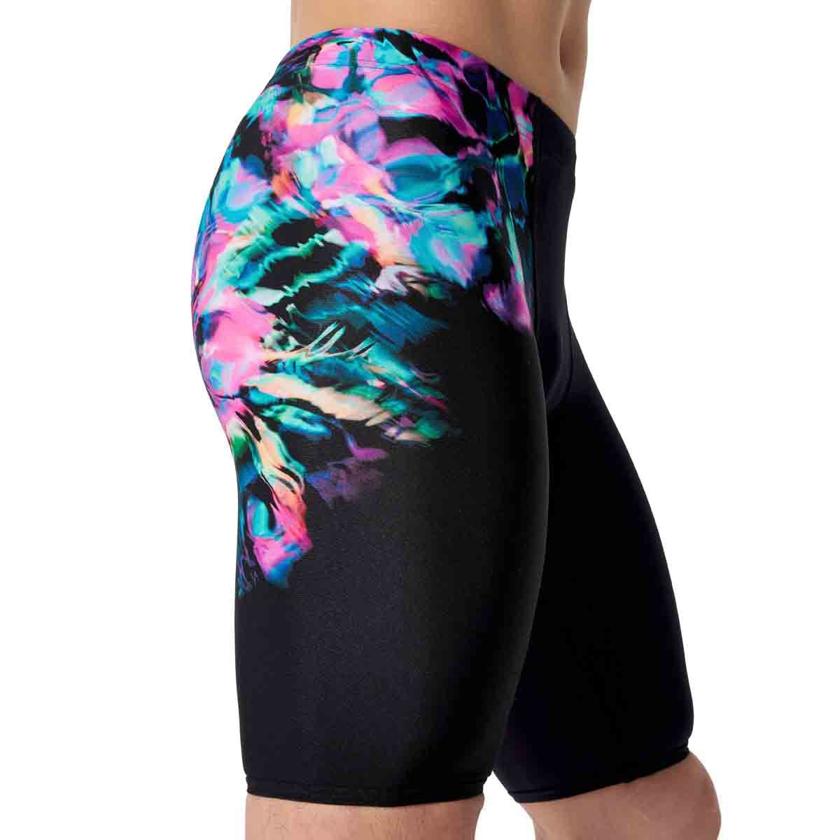 Speedo placement printed jammer gitchy garden / black m - uk34