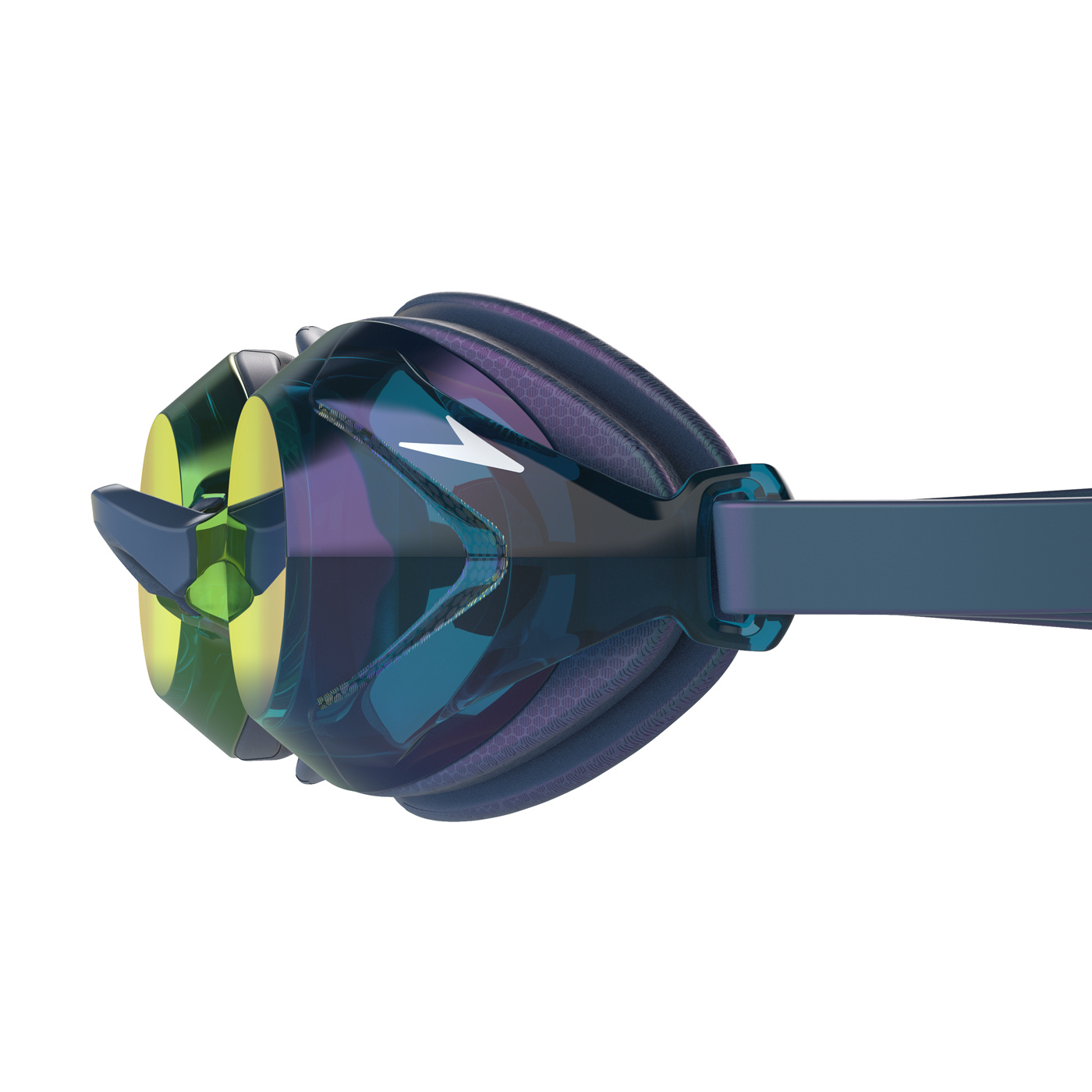 Speedo vanquisher 3.0 mirror junior zeleno/modrá