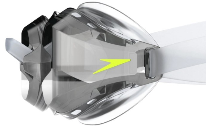 Plavecké brýle speedo speedsocket 2 mirror bielo/strieborná