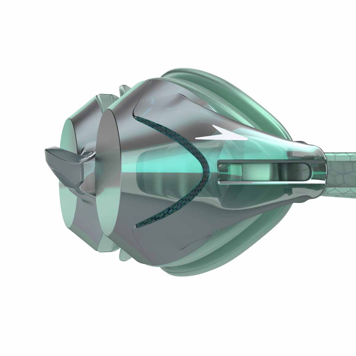 Speedo vanquisher 3.0 mirror zeleno/strieborná