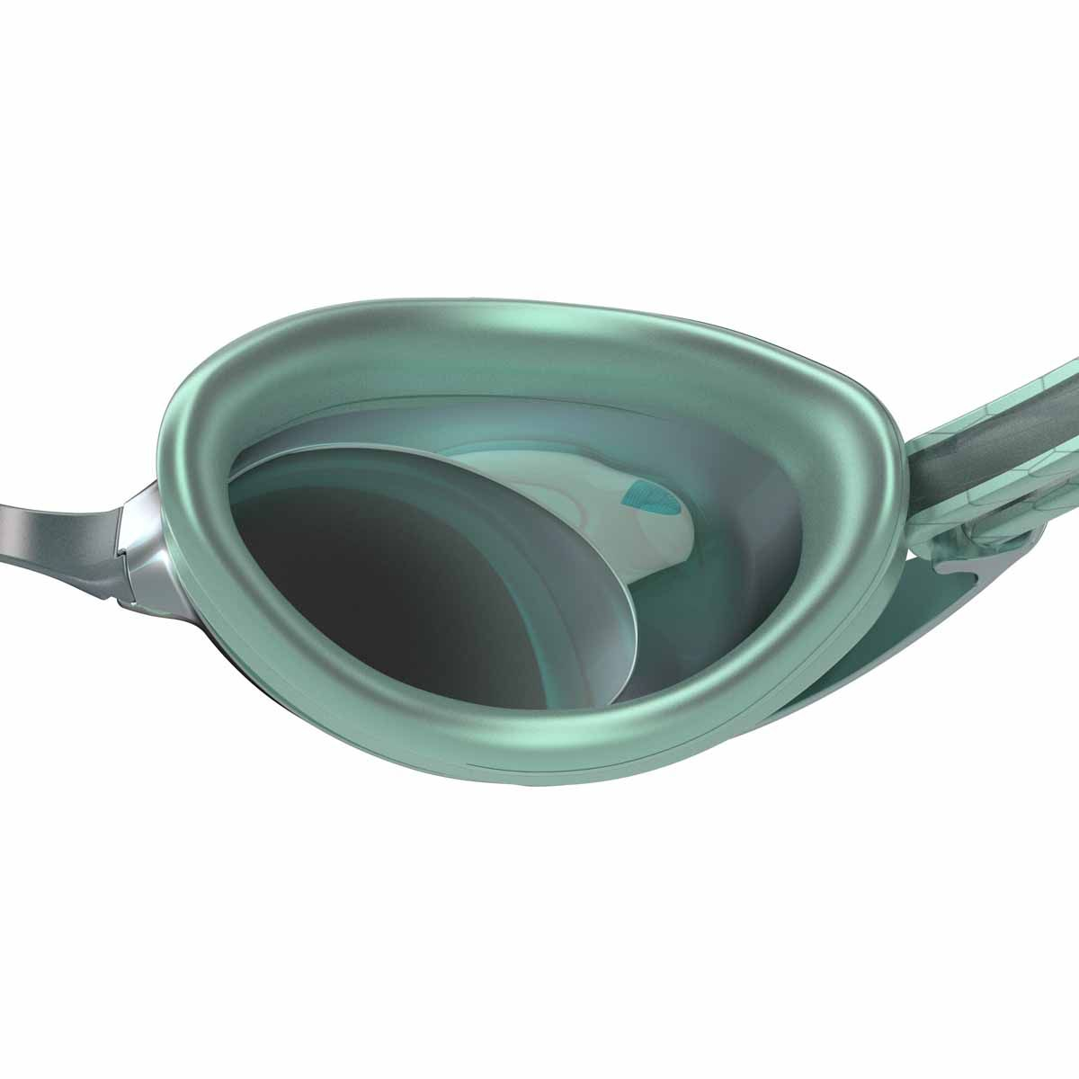 Speedo vanquisher 3.0 mirror zeleno/strieborná