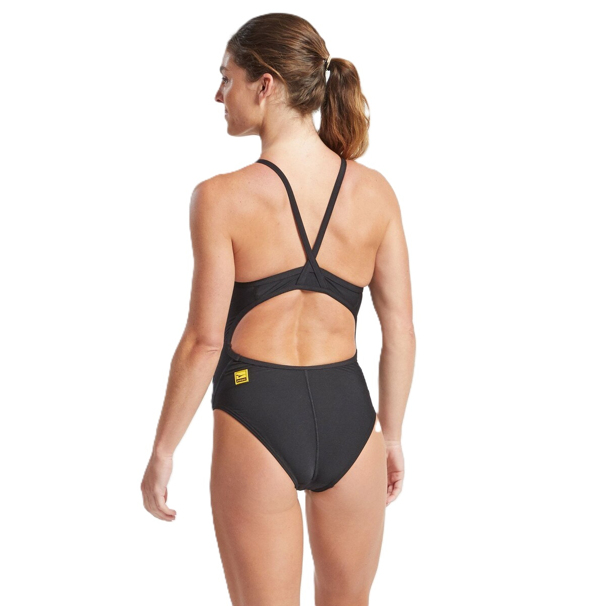 Dámske plavky finis skinback black 34